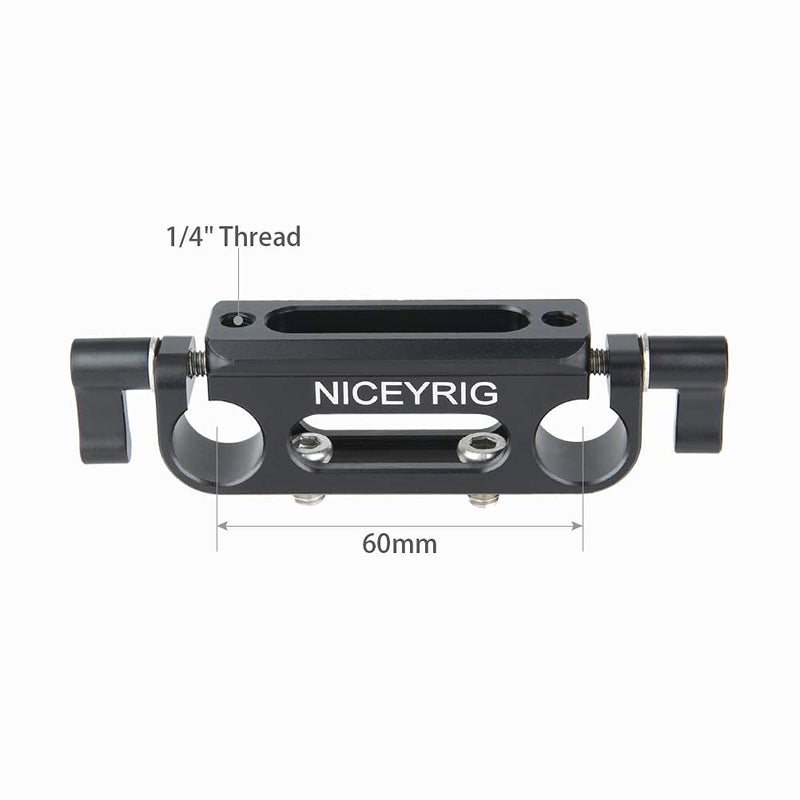 NICEYRIG 15mm Rod Clamp with NATO Rail for 15mm Rod Railblock Support System, Follow Focus, DSLR Camera Cage - 333 - Image 4